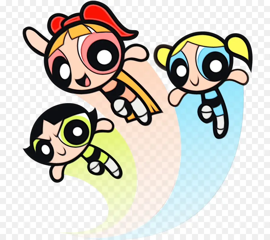 Powerpuff Kızları，Süper Kahramanlar PNG