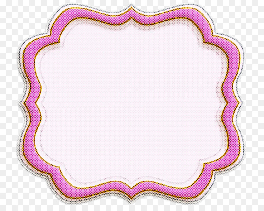 Pembe Çerçeve，Oval PNG