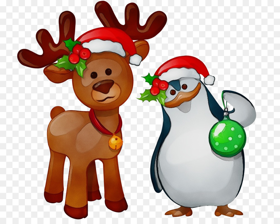 Ren Geyiği Ve Penguen，Noel PNG