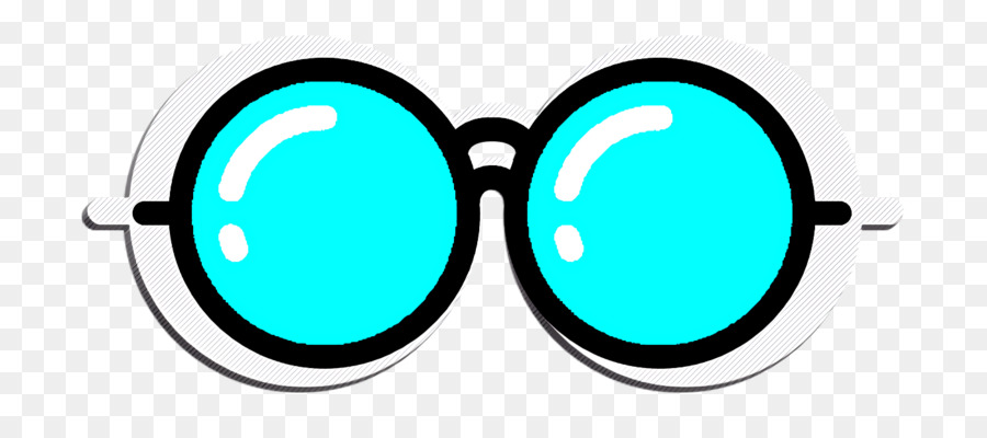 Gözlük，Aqua PNG