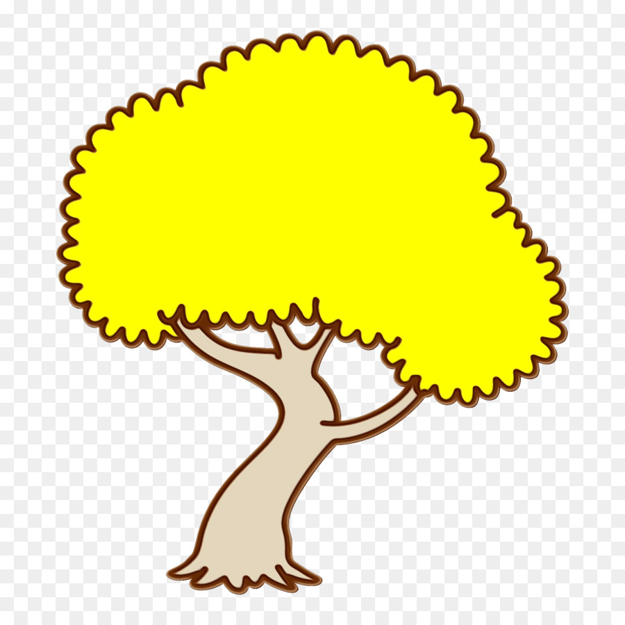Sarı，Ağaç PNG