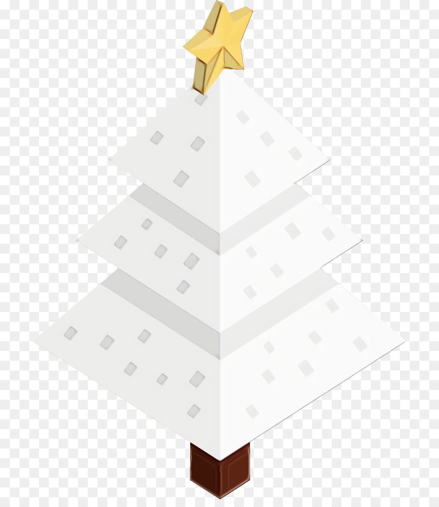 Sarı Noel Ağacı，Yıldız PNG