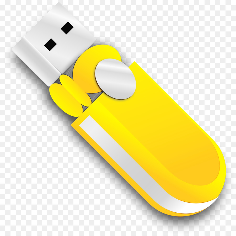 Sarı，Usb Flash Sürücü PNG