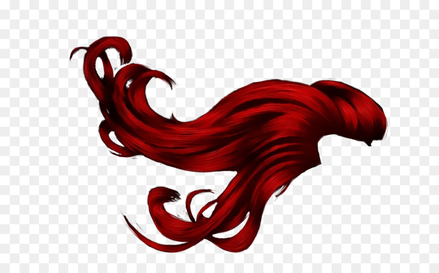 Saç，Kırmızı PNG