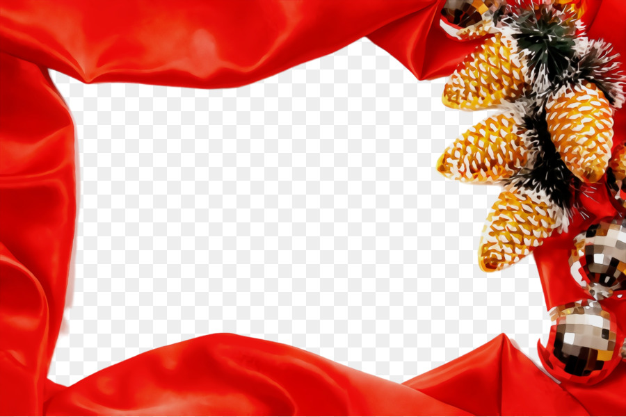 Kırmızı，Noel Dekorasyonu PNG