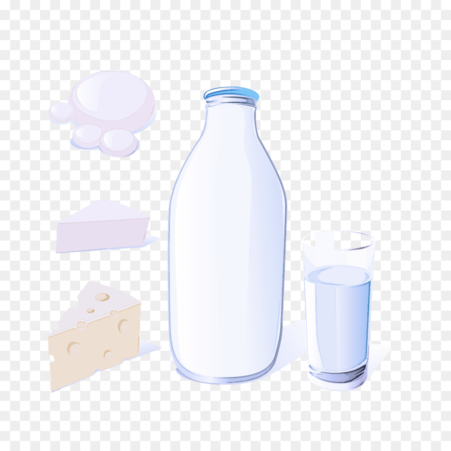 Plastik şişe，Süt PNG
