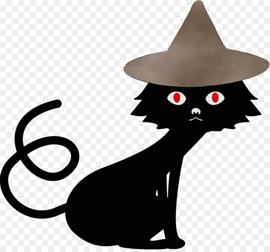 Siyah Kedi，Cadı şapka PNG