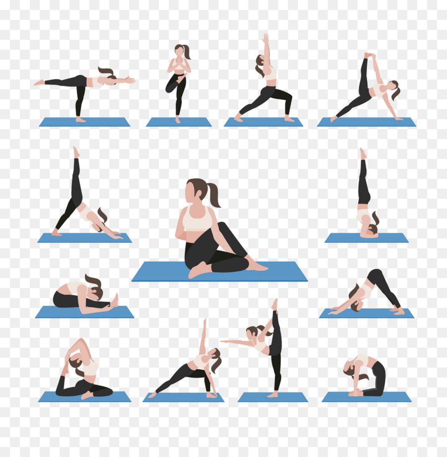 Yoga Pozları，Egzersiz Yapmak PNG