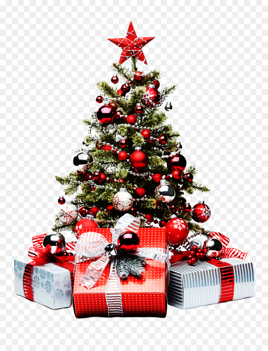 Beyaz Noel Ağacı，Hediyeler PNG