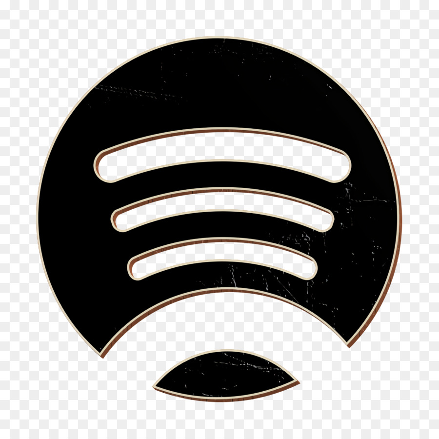 Siyah Spotify Logosu，Müzik PNG