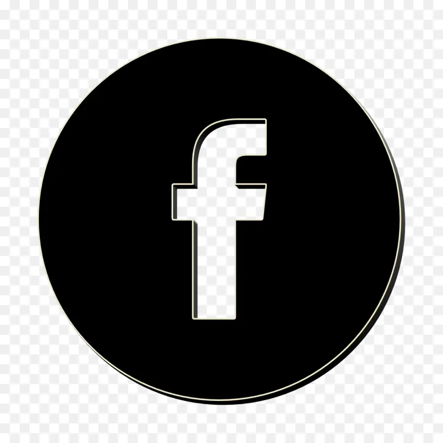 Siyah Facebook Logosu，Sosyal Medya PNG