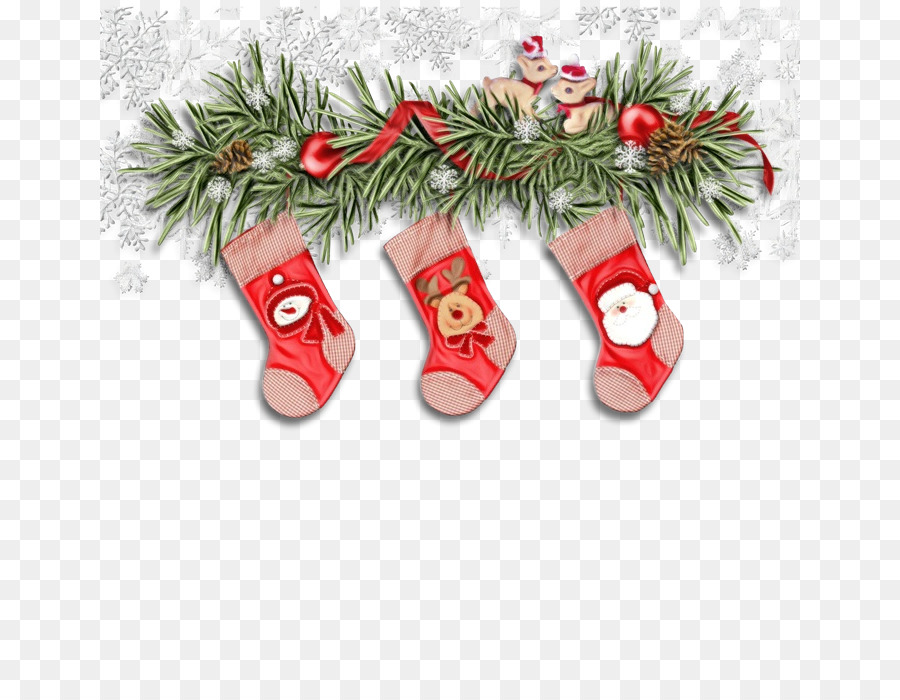 Noel Dekorasyon，Noel çorap PNG
