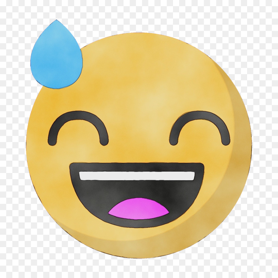 Gülen Emoji，Göz Yaşları PNG