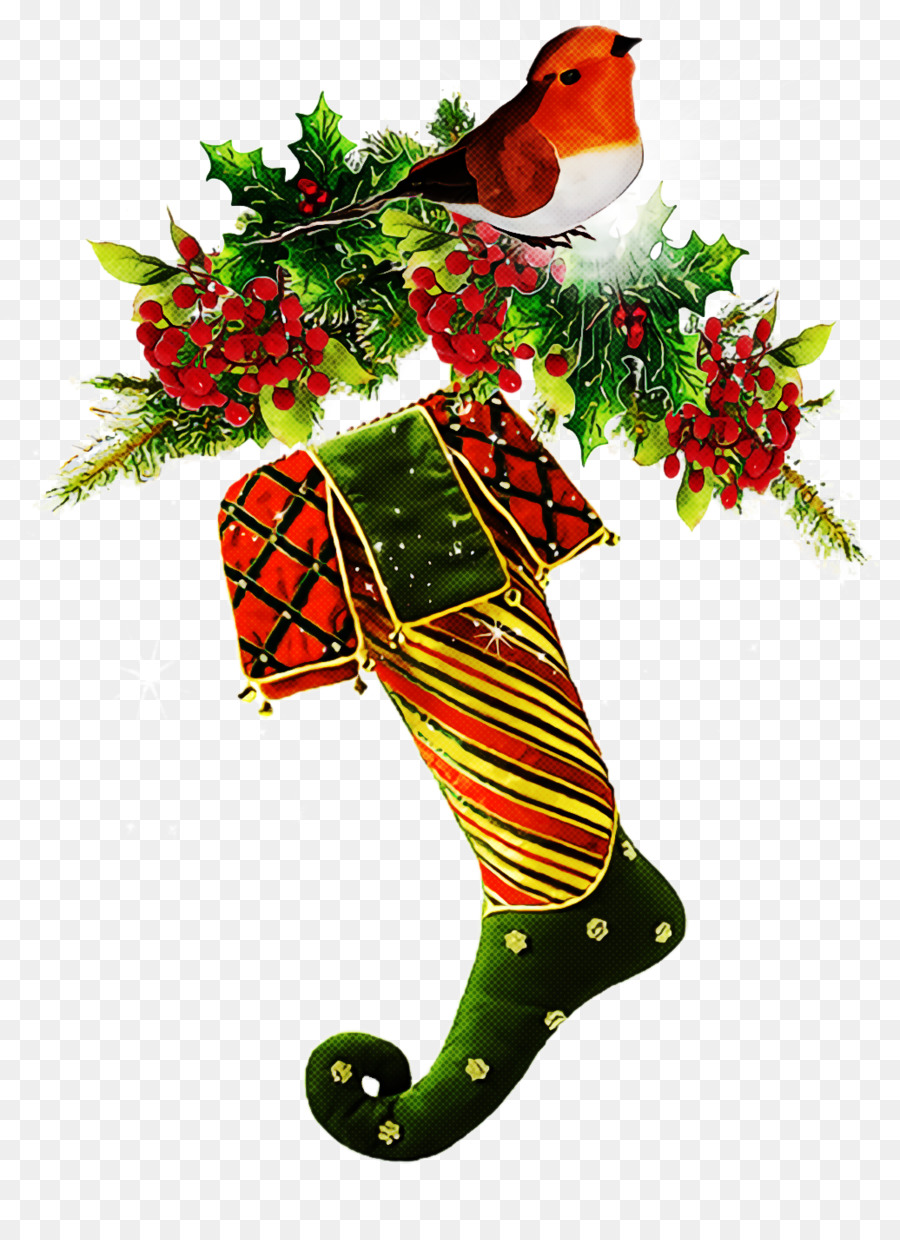 Noel çorap，Noel Dekorasyon PNG