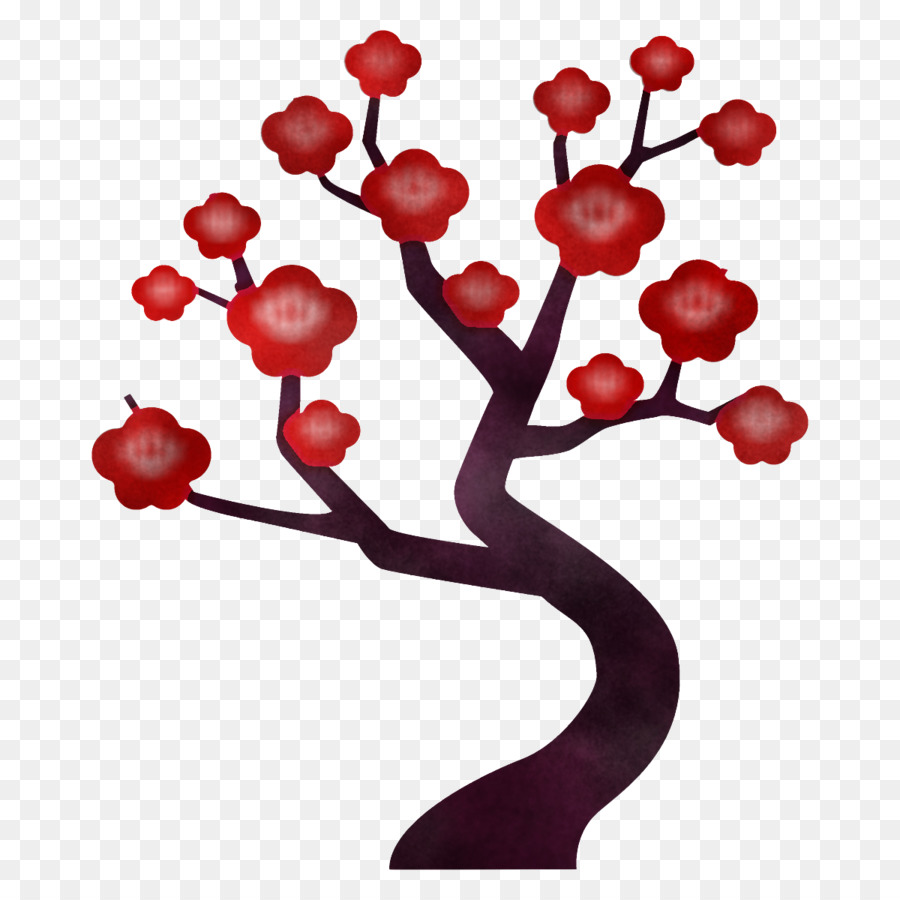 Kırmızı，çiçek PNG