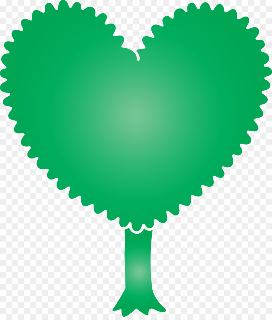 Yeşil，Kalp PNG