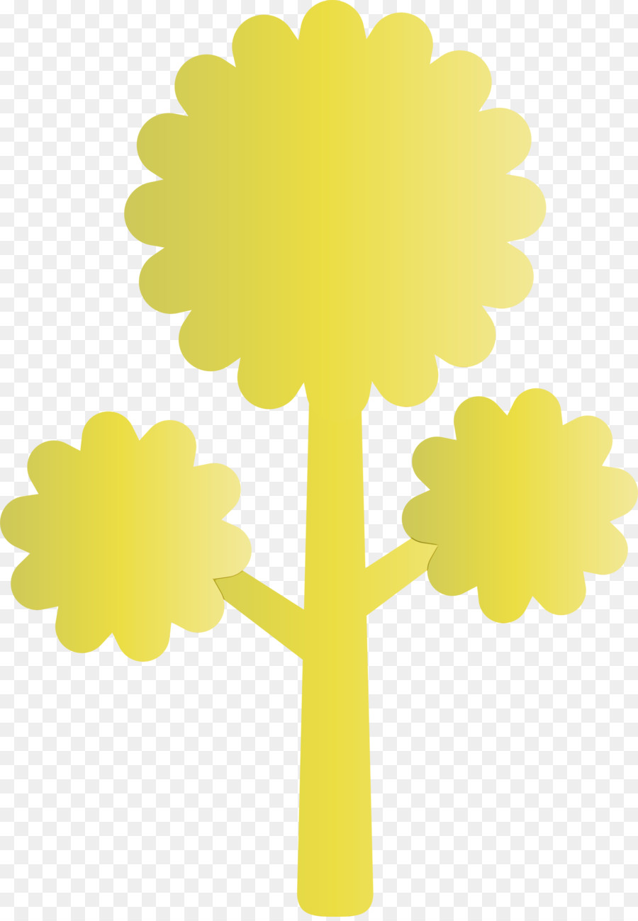 Sarı，Ağaç PNG