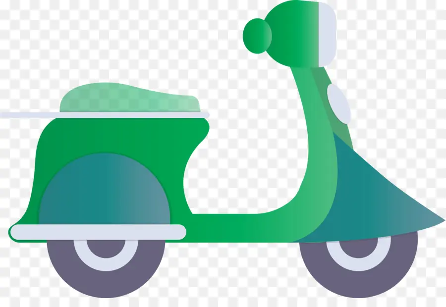 Yeşil Scooter，Araç PNG