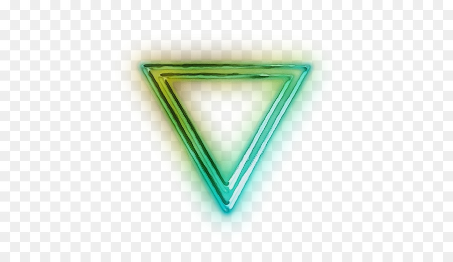 Neon Üçgen，Geometrik PNG