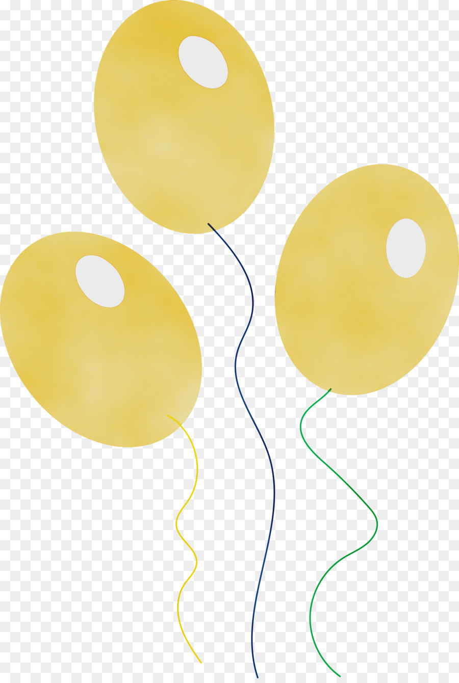 Balon，Sarı PNG
