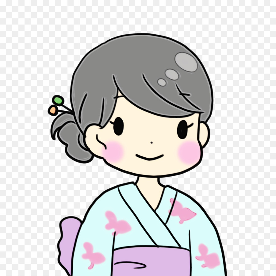 Kimonolu Kız，Kimono PNG