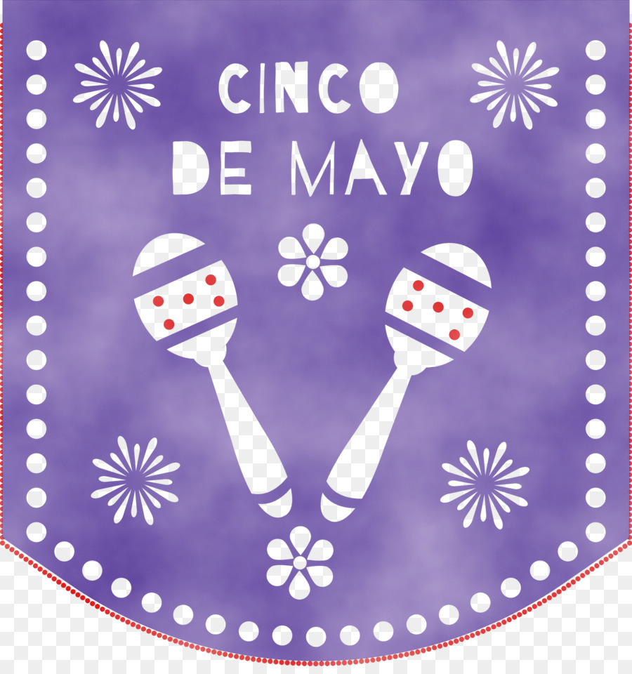 Cinco De Mayo Banner，Mor PNG