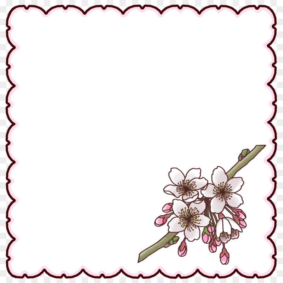 çiçek Tasarımı，Kiraz çiçeği PNG