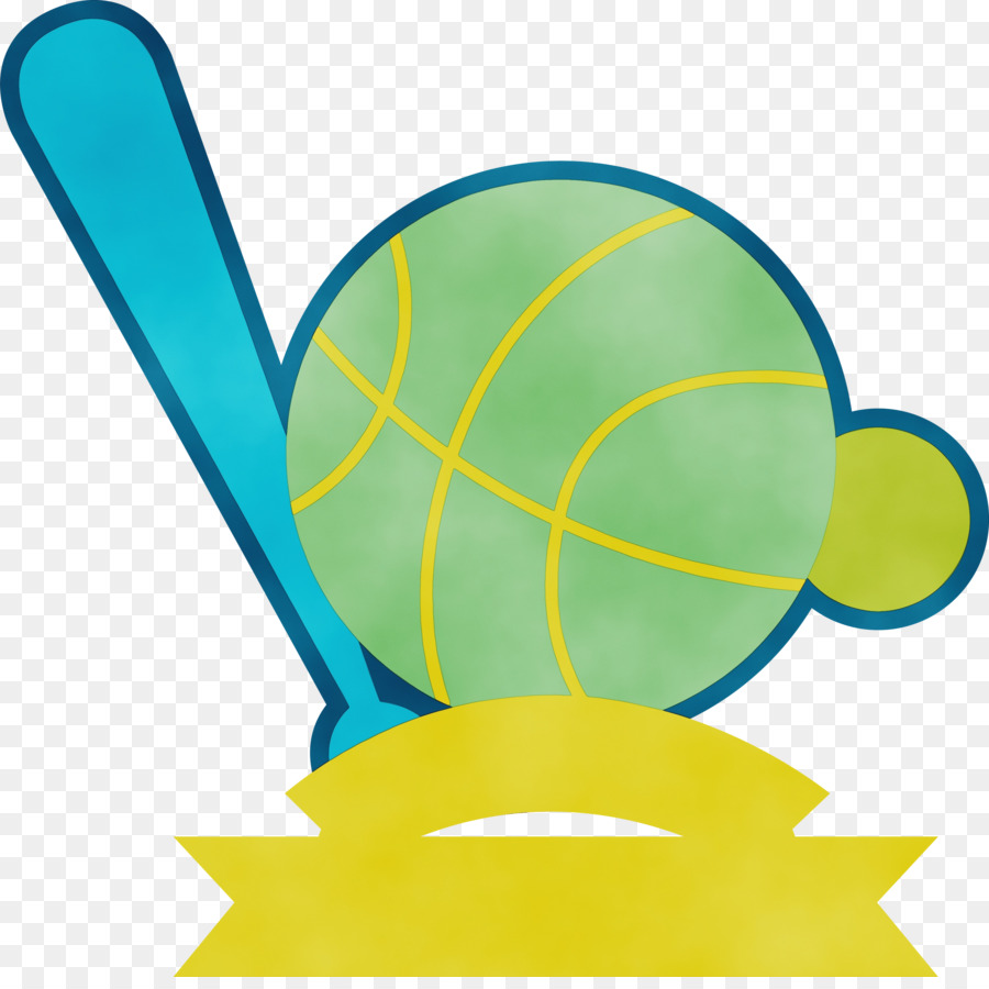 Tenis Topu，Sarı PNG