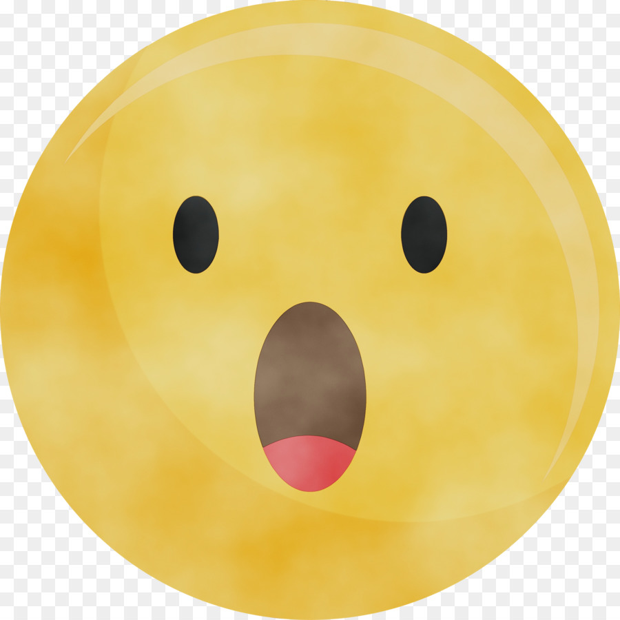 Şaşırmış Emoji，Yüz PNG