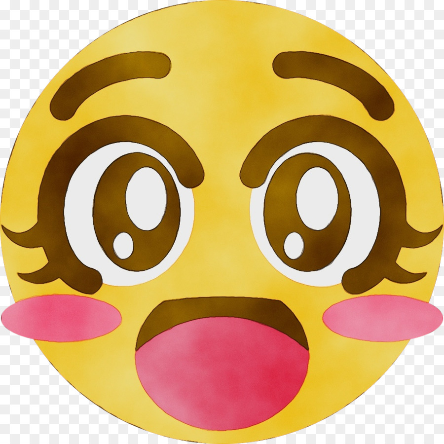 Şaşırmış Emoji，Yüz PNG