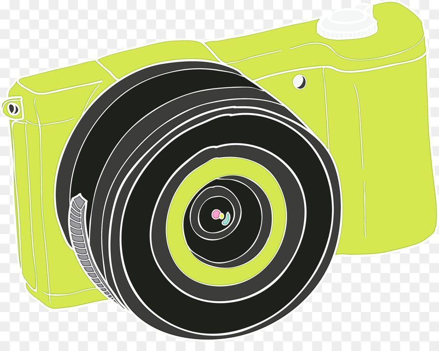 Kamera Lensi，Sarı PNG