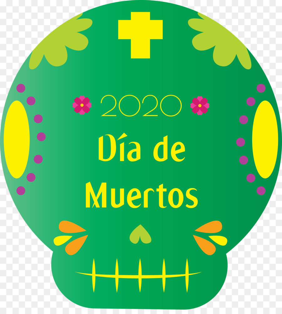 Día De Muertos'un Kafatası，2020 PNG