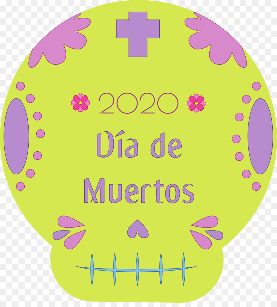 Día De Muertos'un Kafatası，2020 PNG