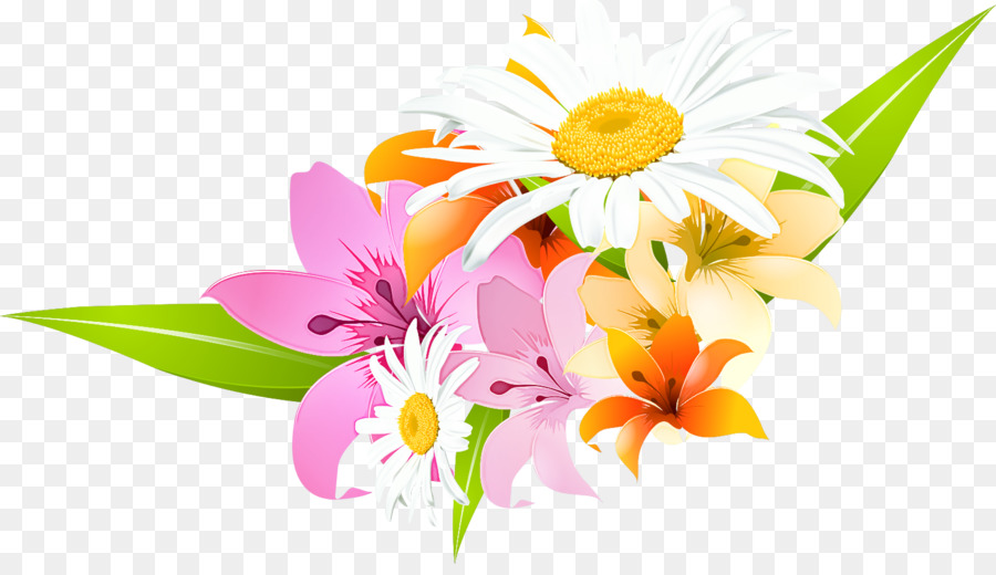 çiçek Tasarımı，Karikatür PNG