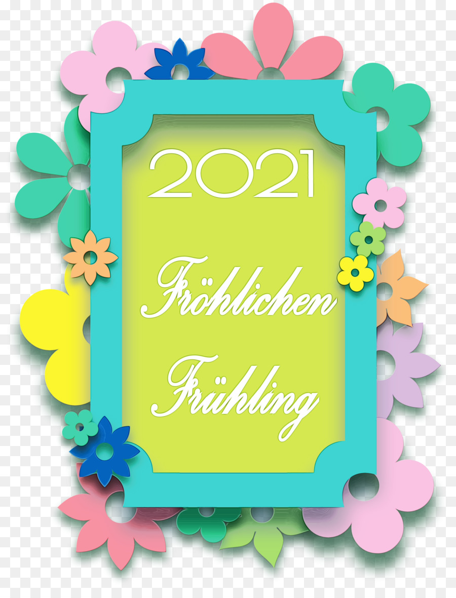 Fröhlichen Frühling 2021，Bahar PNG