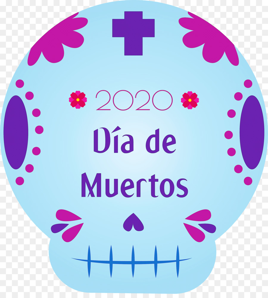 Día De Muertos'un Kafatası，2020 PNG