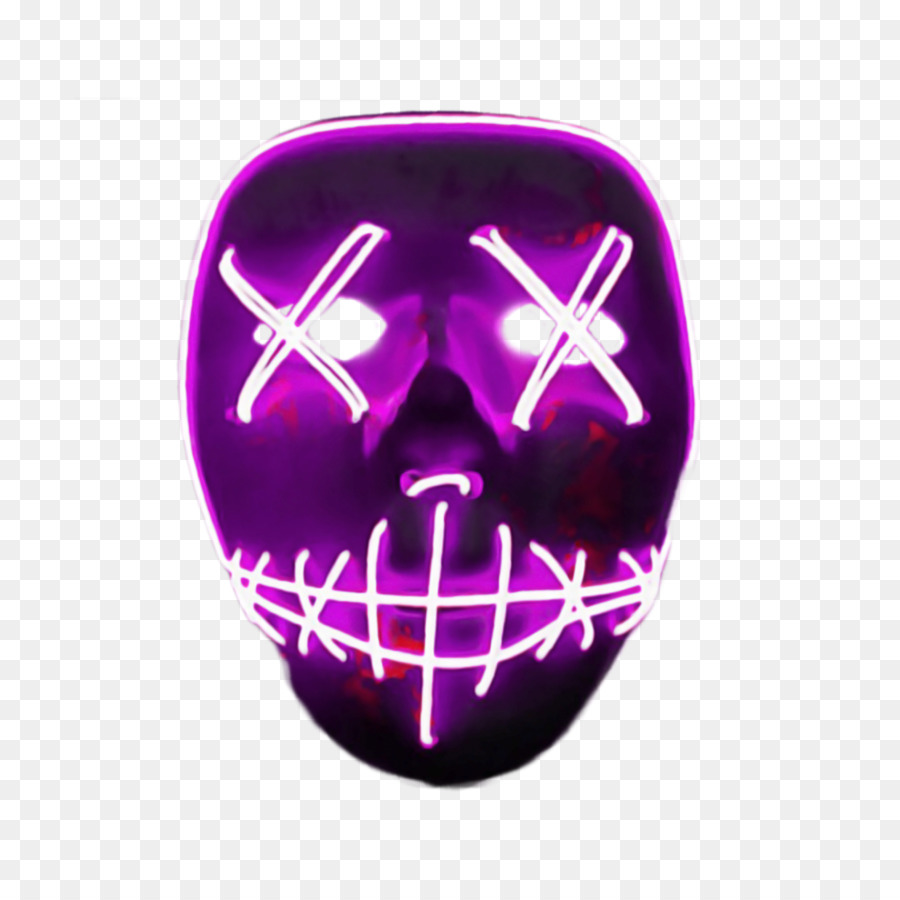 Neon Maske，Yüz PNG