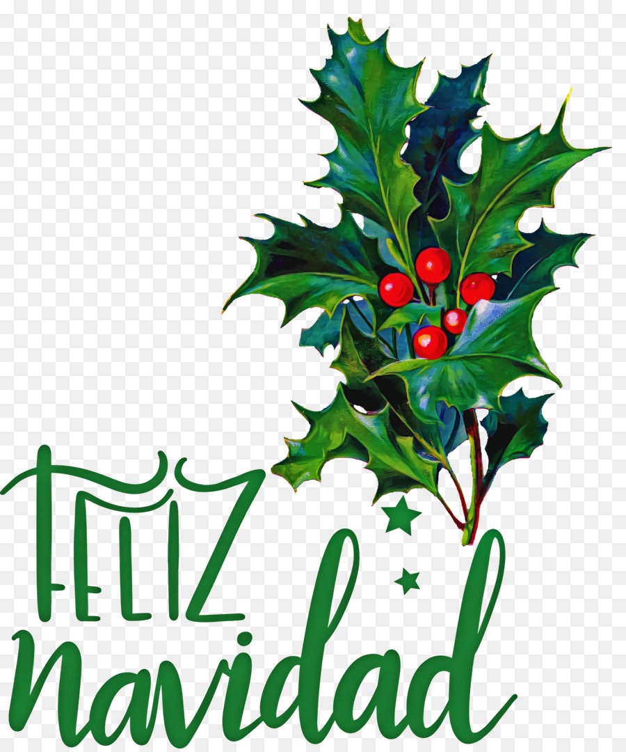 Feliz Navidad，Çobanpüskülü PNG