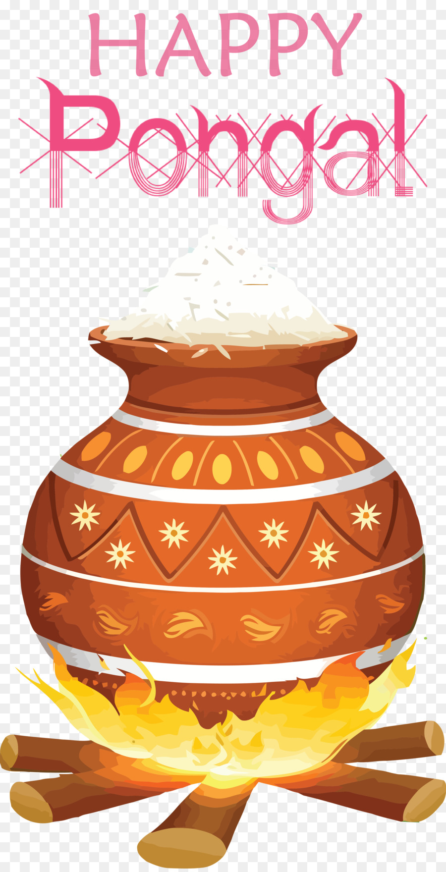 Pongal Saksı，Pirinç PNG