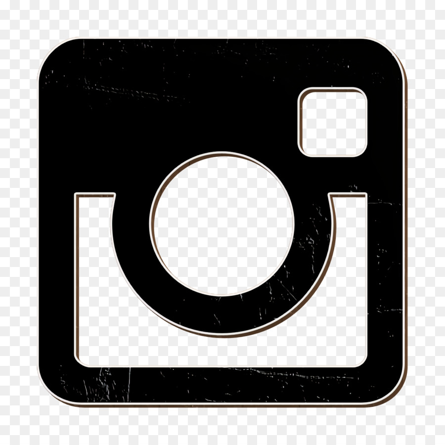 Siyah Instagram Logosu，Sosyal Medya PNG