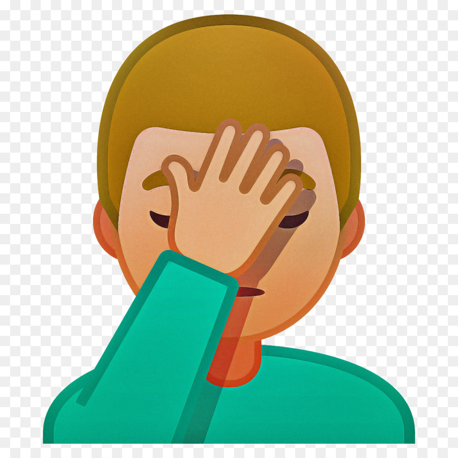 Yüz Avuçlama Emojisi，Jest Yapmak PNG