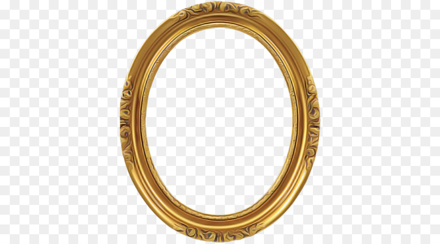 Sarı Oval Çerçeve，Oval PNG