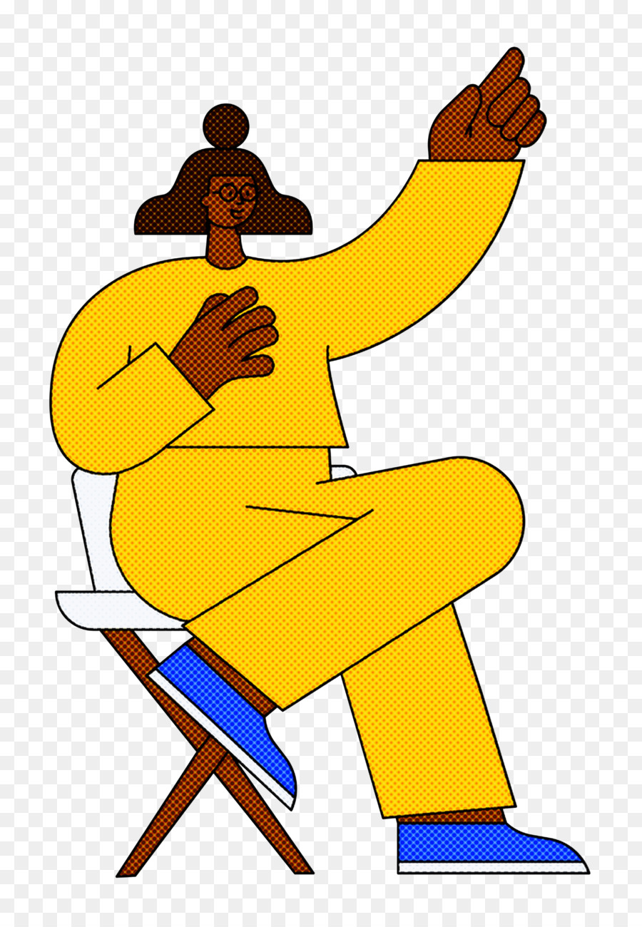 Karikatür，Sarı PNG