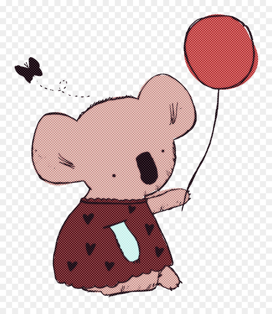 Sevimli Koala，Balon PNG