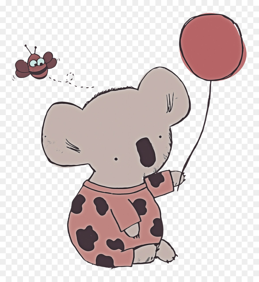 Sevimli Koala，Balon PNG