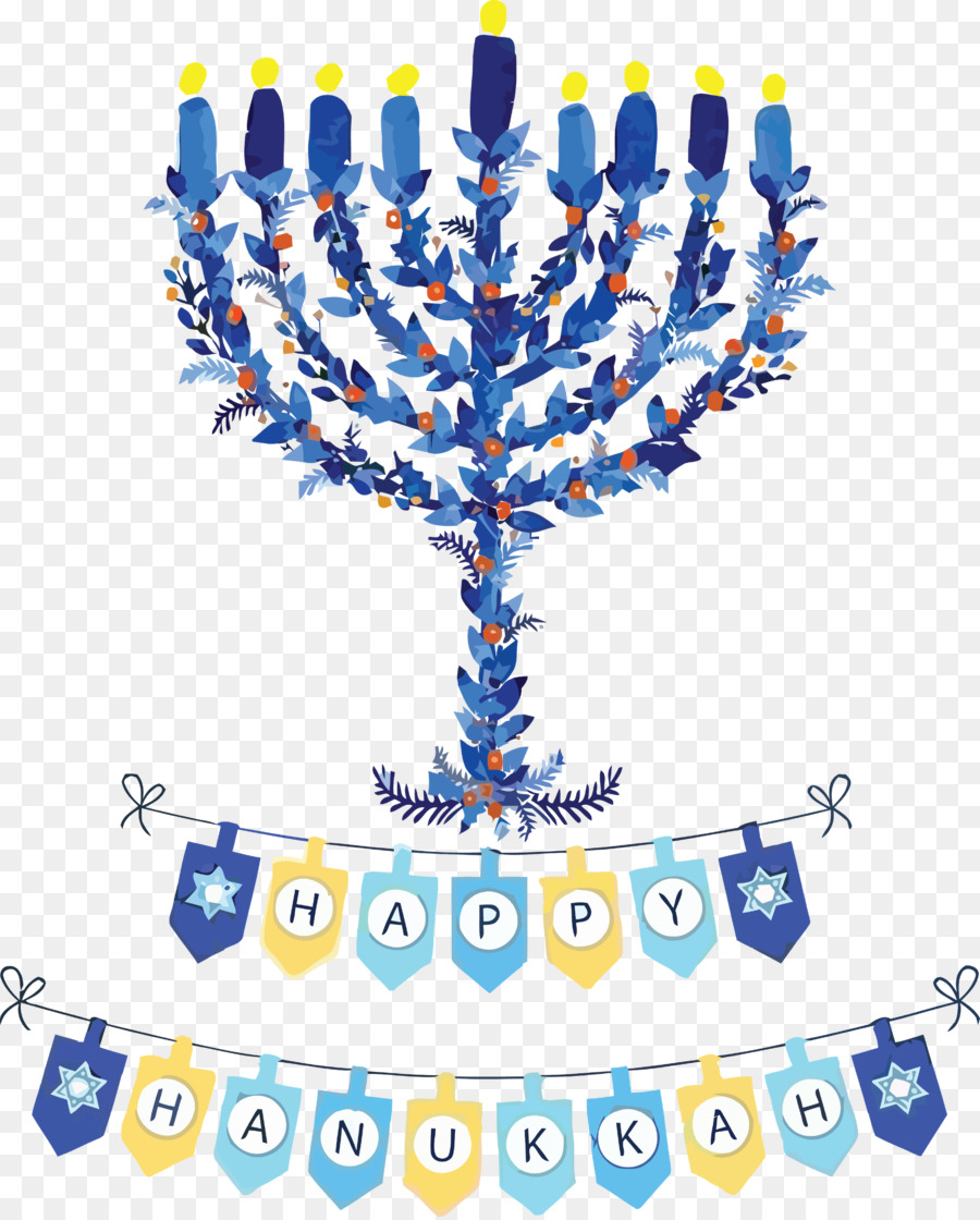 Hanuka，Hanukkah Menorah PNG