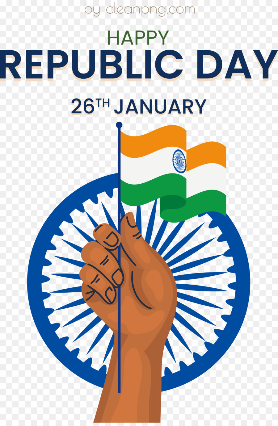 Hindistan Cumhuriyet Bayramı，Mutlu Hindistan Cumhuriyet Günü PNG