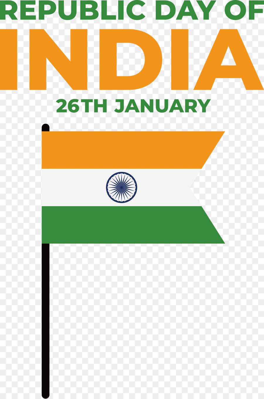 Hindistan Cumhuriyet Bayramı，Mutlu Hindistan Cumhuriyet Günü PNG