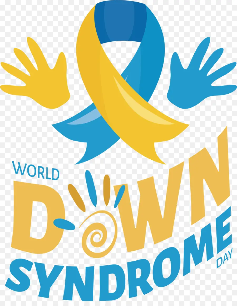 Down Sendromu Tarama Testi，Dünya Down Sendromu Günü Posteri PNG