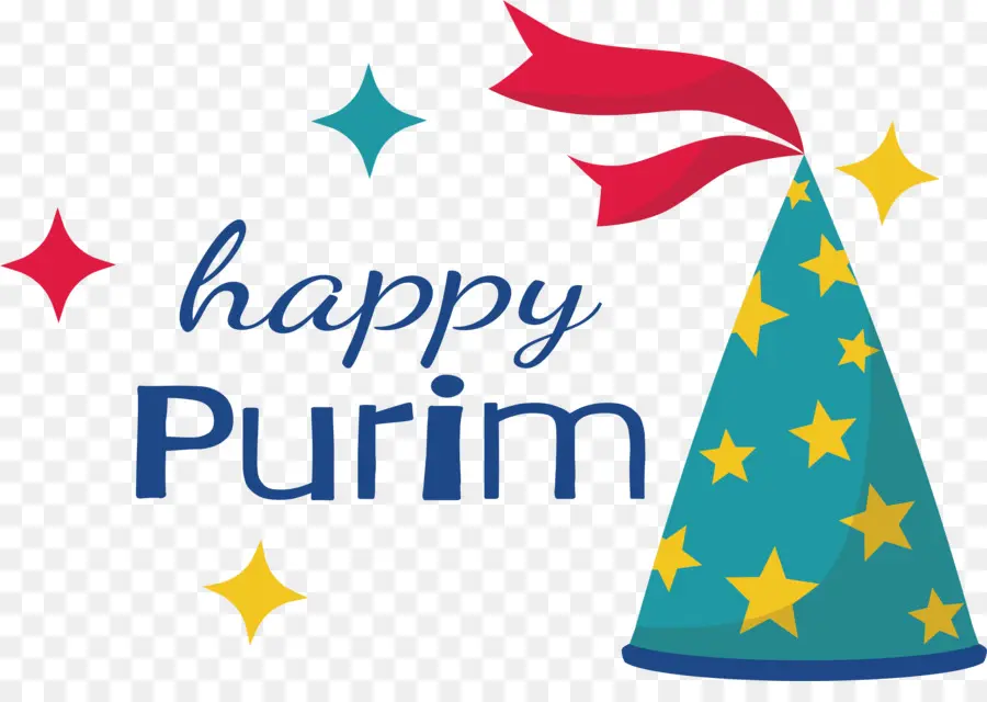 Mutlu Purim，Parti Şapkası PNG